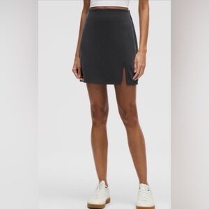 lululemon Mini Skirt with side slit - Softstreme High Rise - NWT
